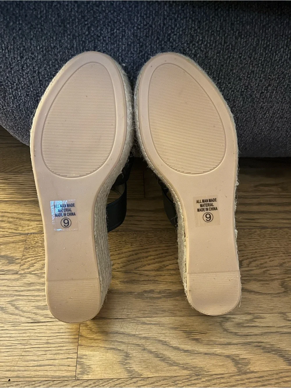 Cityclassified Platform Espadrille Slides with Braided Sole